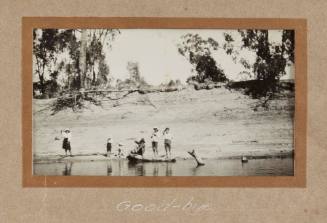 Children waving good-bye