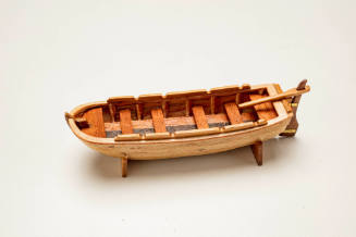 Row boat from Dutch ship model of ZEEHAEN