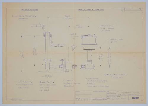 Mainsheet layout for 12m AUSTRALIA II