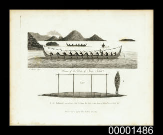 Canoe of the Duke of York's Island: An Instrument carried in a boat to denote that there is some person of distinction aboard her