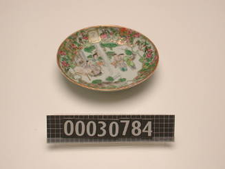 Saucer from a dinner service made for George Francis Train