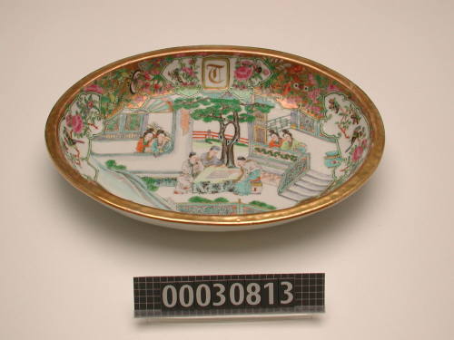 Serving dish from a dinner service made for George Francis Train