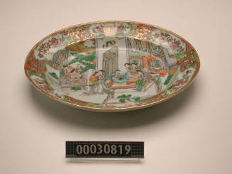 Serving dish from a dinner service made for George Francis Train
