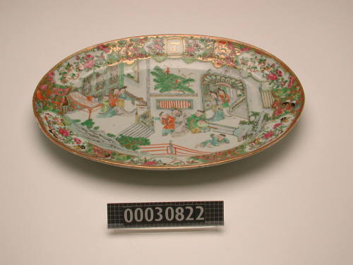 Serving dish from a dinner service made for George Francis Train