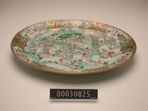 Serving dish from a dinner service made for George Francis Train