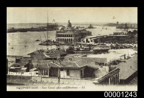 Port Said including the Suez Canal office and Harbour