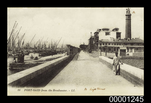 Port Said from the Breakwater