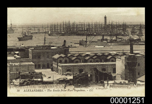 Alexandria - the docks from Fort Napoleon