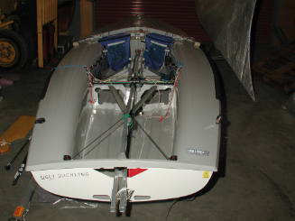 Hull for 470 high performance racing dinghy UGLY DUCKLING
