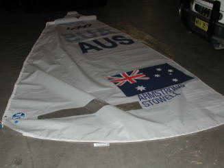 Mainsail for 470 high performance racing dinghy, UGLY DUCKLING