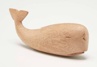 Sperm whale carving from Lamalera