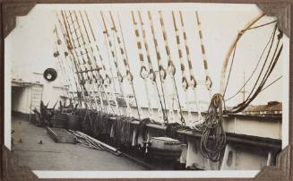 Photograph depicting the rigging of the MAGDALENE VINNEN