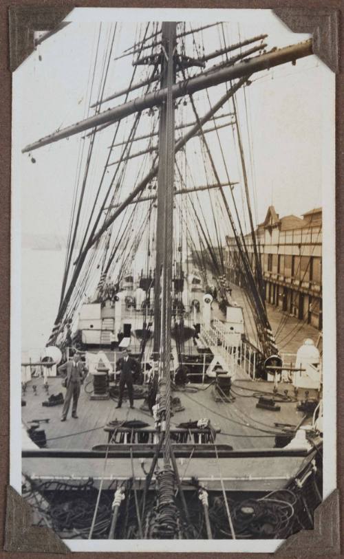 Photograph depicting the deck of MAGDALENE VINNEN