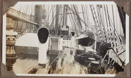 Photograph depicting the deck of MAGDALENE VINNEN