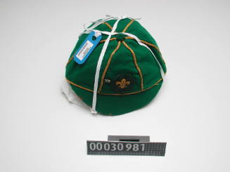 Wolf cub cap owned and used by Peter Treseder at boy scouts since the 1960s