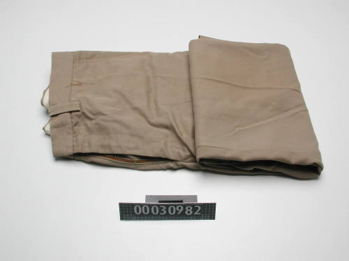 Venturer trousers beret owned and used by Peter Treseder during boy scouts from 1960s