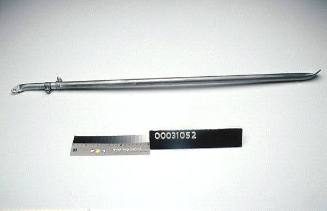 Bow position arm from quadruple rowing shell used by Oarsome Foursome