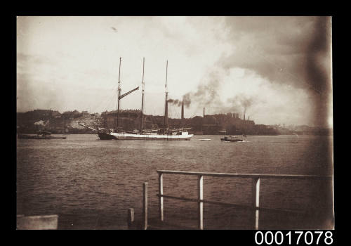 Sailing ship in Johnston's Bay