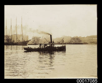 Small steam tug boat in Johnston's Bay