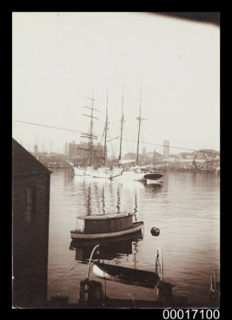 Sailing ship in Johnston's Bay