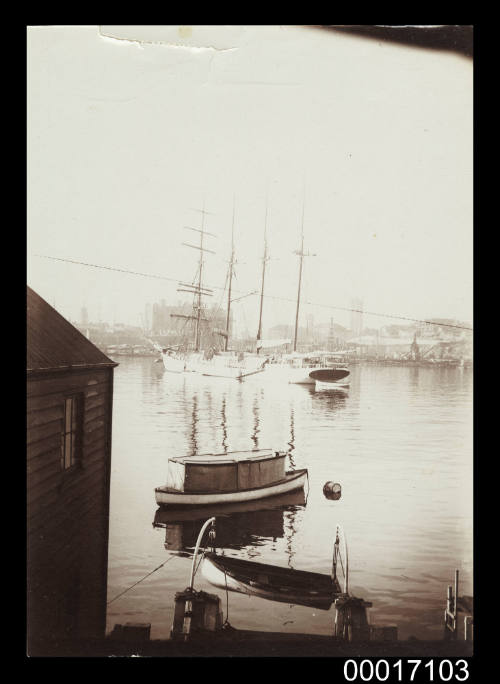 Sailing ship in Johnston's Bay