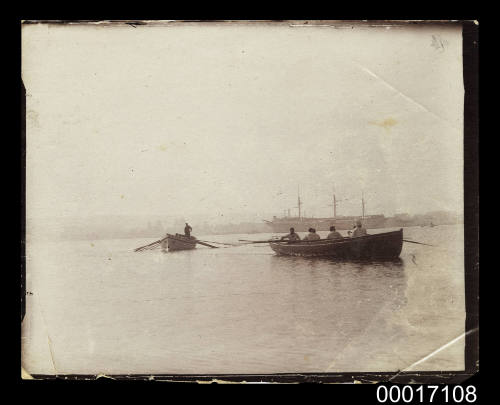 HMAS TINGIRA cadets on Sydney Harbour