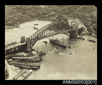 RMS ORFORD at the opening of Sydney Harbour Bridge, 1932