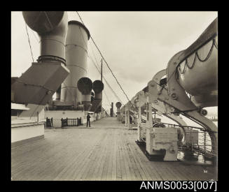 Orient Line RMS ORFORD, Boat Deck