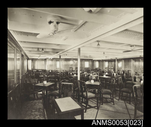 Orient Line RMS ORONTES, Third Class Lounge