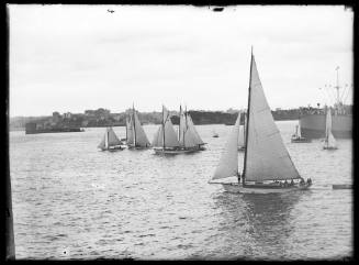 Sloops at Fort Denison, inscribed  4132