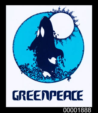 Greenpeace sticker from 1980s