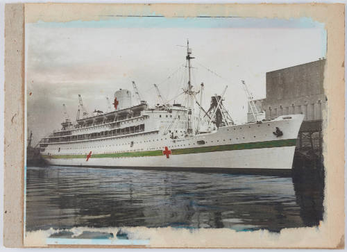 The hospital ship ORANJE