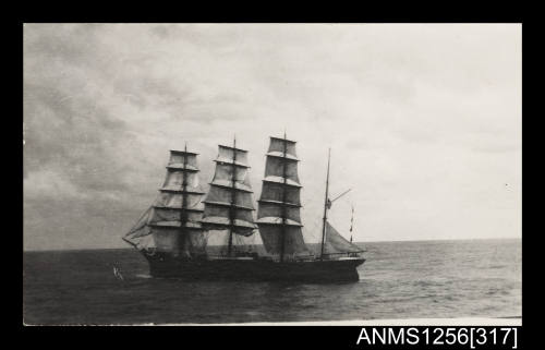 Photograph depicting ELIZABETH four masted  barque underway