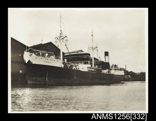 Photograph depicting the molasses tanker ship SS FIONA