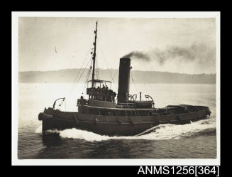 Photograph depicting tugboat SS HEROS