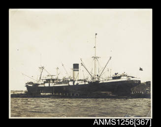Photograph depicting the passenger cargo ship SS HEINA