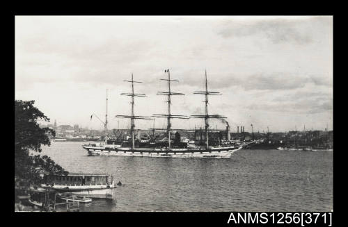 Photograph depicting the four masted barque HOUGOMONT