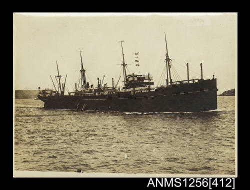 Photograph depicting cargo passenger ship MV JAVA