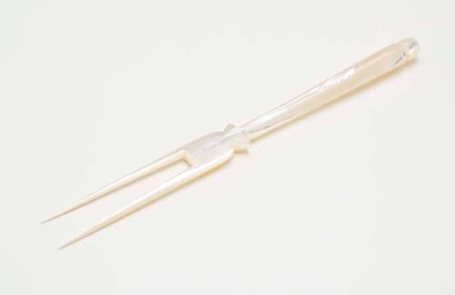 Mother of pearl cocktail fork