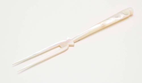 Mother of pearl cocktail fork