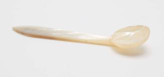 Mother of pearl salt spoon