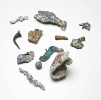 Artefact remnants from HMS SIRIUS wreck site
