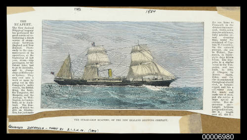 The Steam-Ship RUAPEHU of the New Zealand Shipping Company