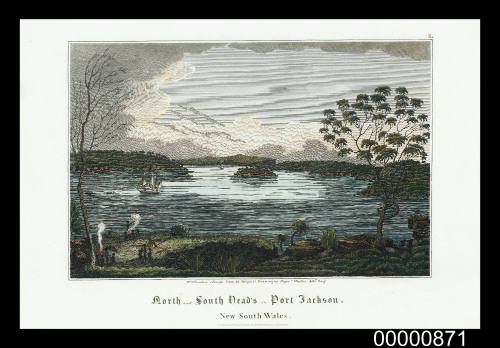 North and South Heads in Port Jackson