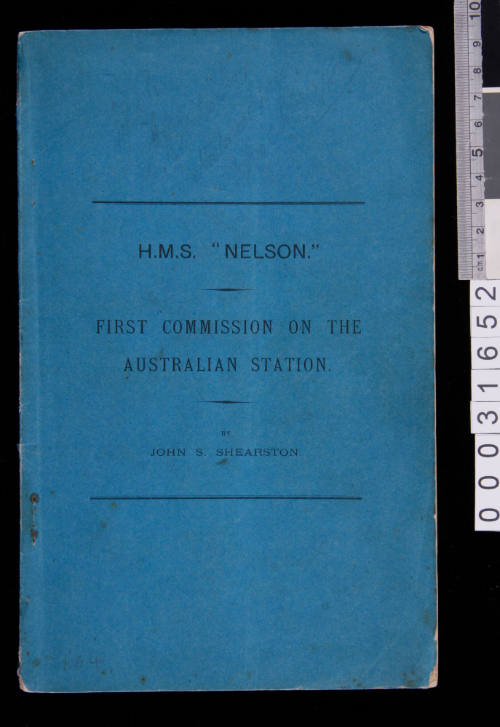 H.M.S. NELSON First Commission on the Australian Station