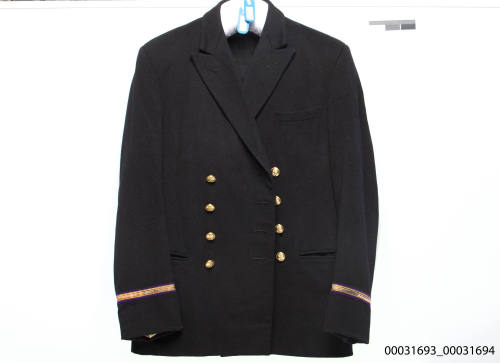 Uniform jacket, 4th engineer Jeff Wadsworth, P&O liners HIMALAYA  CANBERRA and ARCADIA