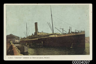 RMS ORONTES berthed at Circular Quay, Sydney