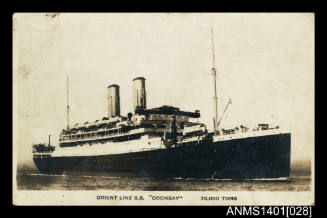 Orient Line SS ORONSAY 20,000 tons