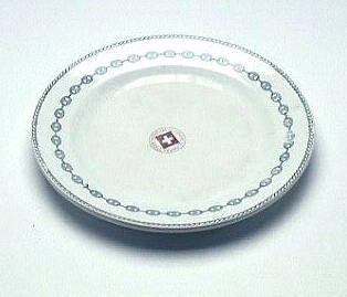 Dinner plate of the Illawarra Steam Navigation Company