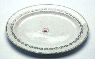 Serving plate of the Illawarra Steam Navigation Company